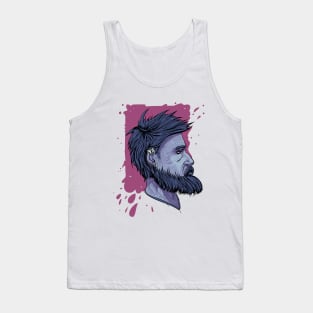 Beard man Tank Top